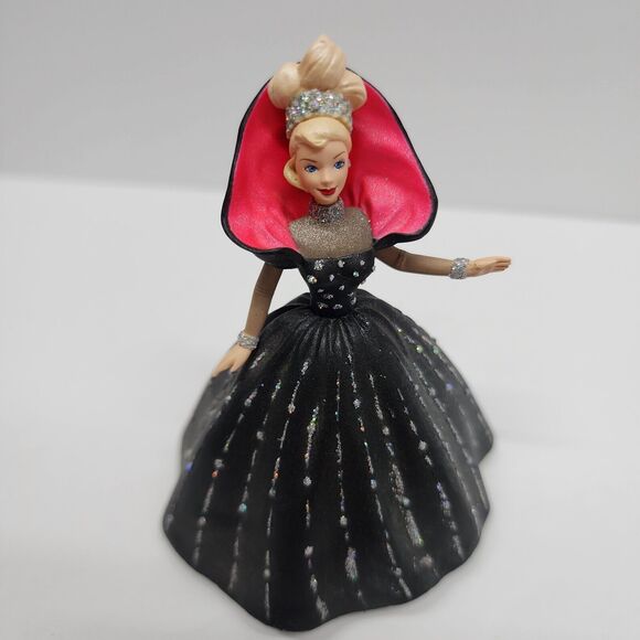 Hallmark Barbie Doll Lot 7 Christmas Ornaments Holiday Bride Fancy Dresses - Picture 16 of 16